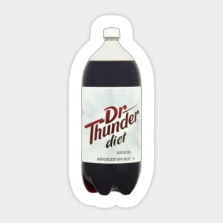 Diet Dr. Thunder Sticker